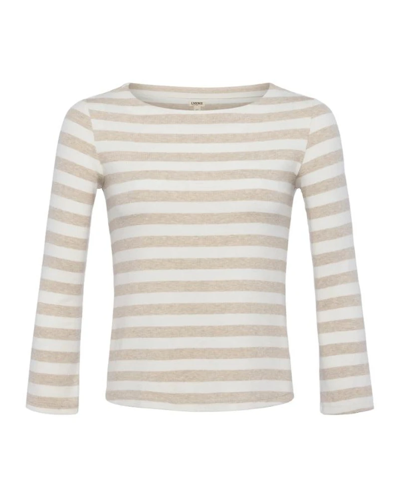 L'Agence Lucille Boatneck Striped Top