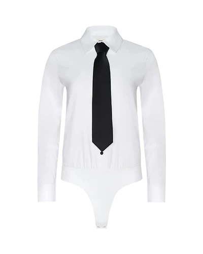L'Agence Blake Bodysuit With Tie