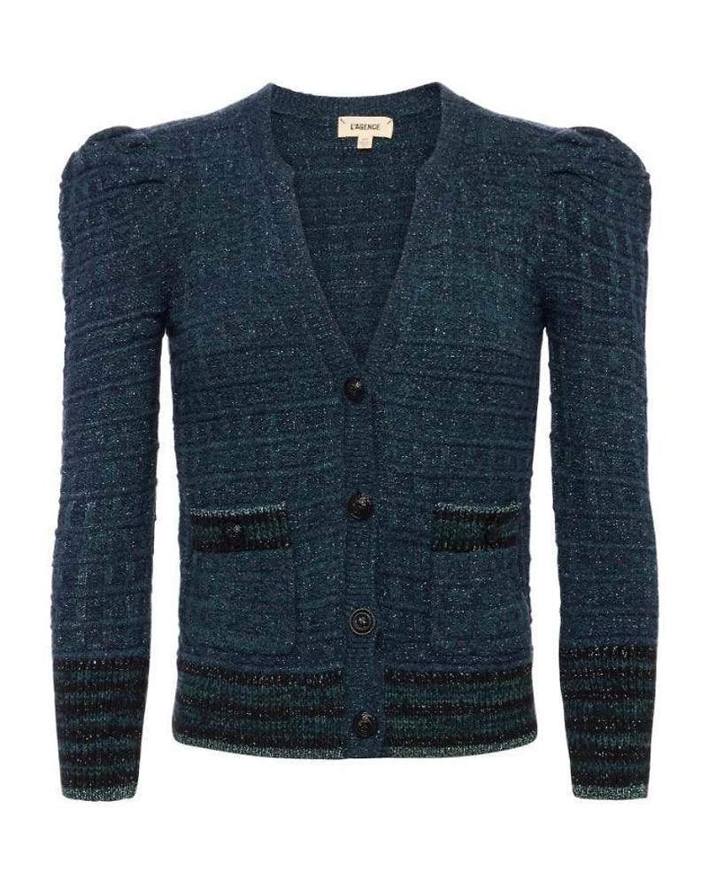 L'Agence Jenni Waffle Stitch Cardi