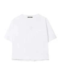 Luisa Cerano Embossed Mini Flower T-Shirt