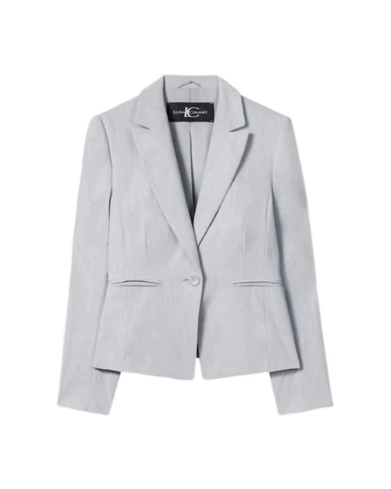 Luisa Cerano Stretch Linen Blazer