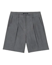 Luisa Cerano Linen Blend Bermuda Shorts