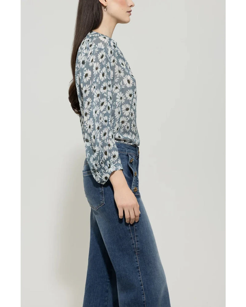 Luisa Cerano Daisy Print Blouse
