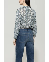 Luisa Cerano Daisy Print Blouse