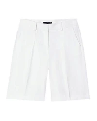 Luisa Cerano Linen Blend Bermuda Shorts