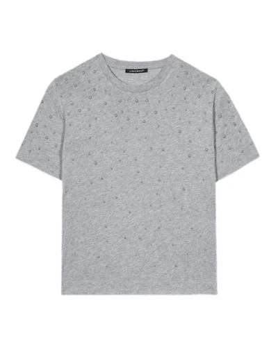 Luisa Cerano Pearl Beaded Tee