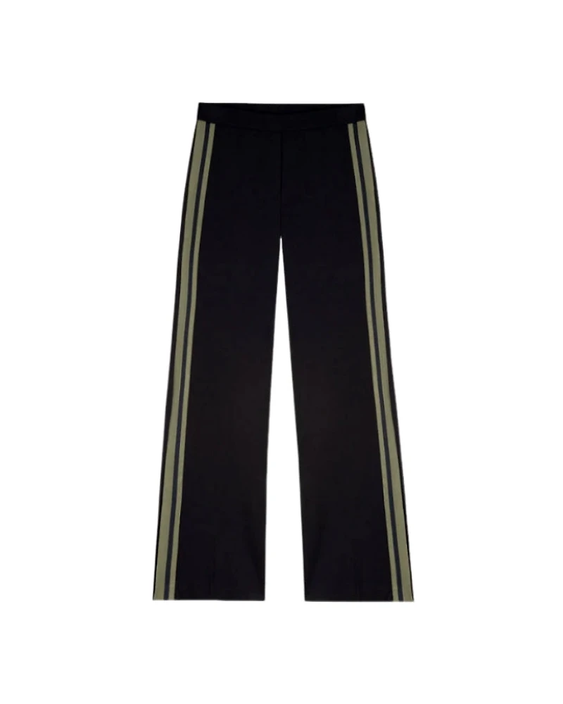 Luisa Cerano Pull On Side Stripe Ponte Track Pant