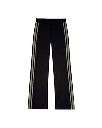 Luisa Cerano Pull On Side Stripe Ponte Track Pant