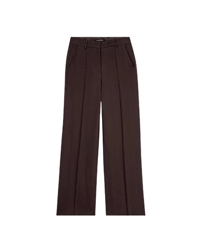 Luisa Cerano Straight Wide Leg Trousers