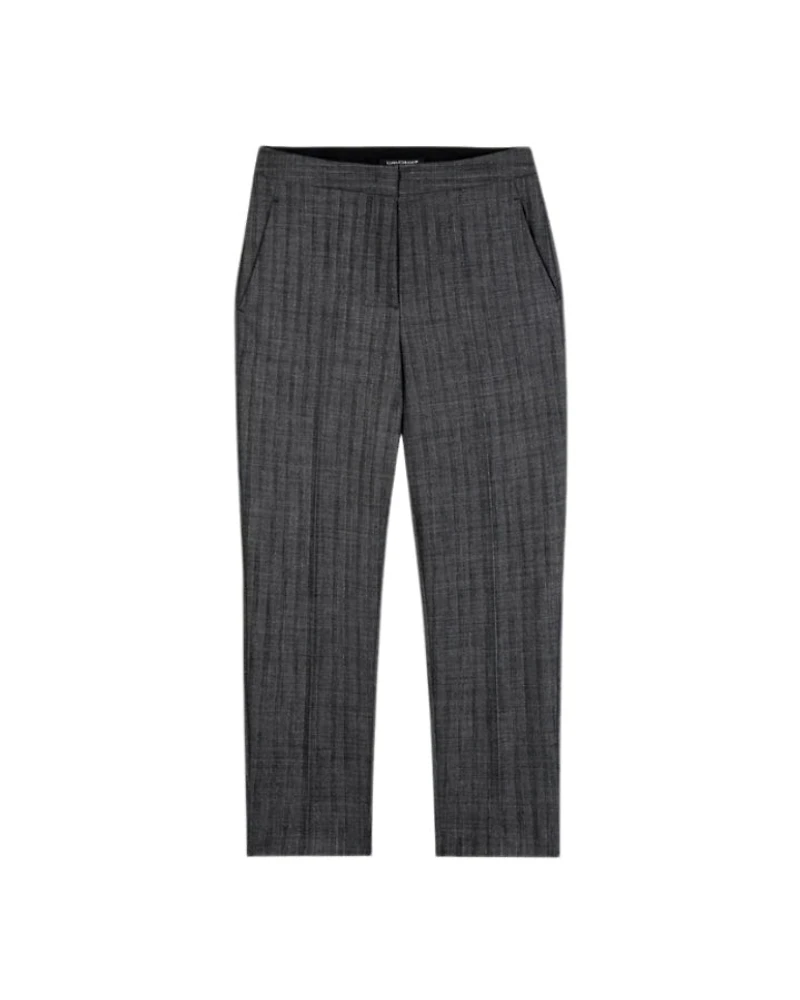 Luisa Cerano Tappered Pinstripe Pant