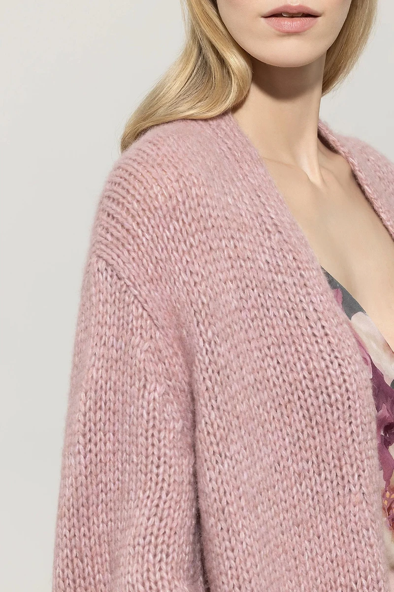 Luisa Cerano Long Alpaca Cardigan