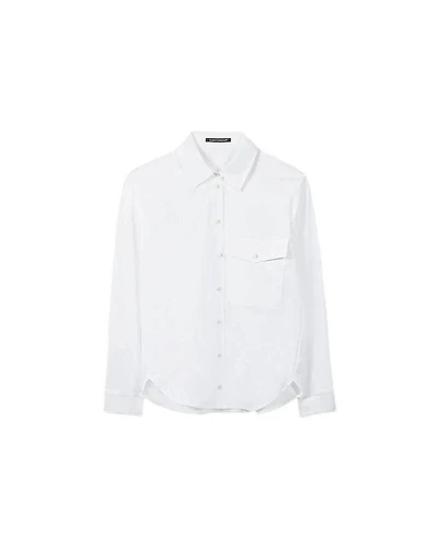 Luisa Cerano Removable Tie Cotton Shirt