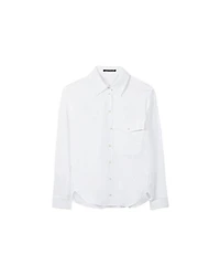 Luisa Cerano Removable Tie Cotton Shirt