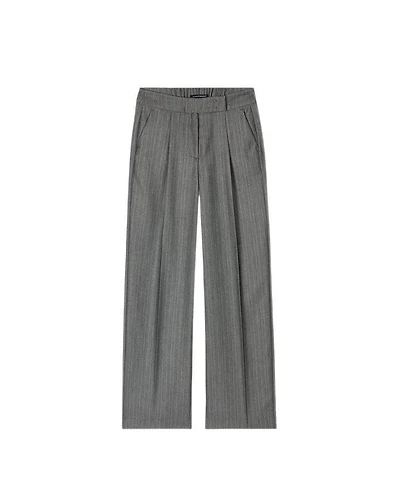 Luisa Cerano Herringbone Wide Leg Pants