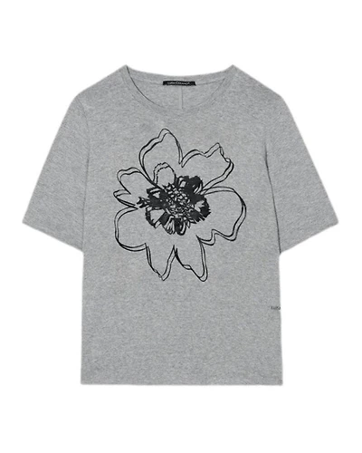 Luisa Cerano Graphic Foil Print Tee