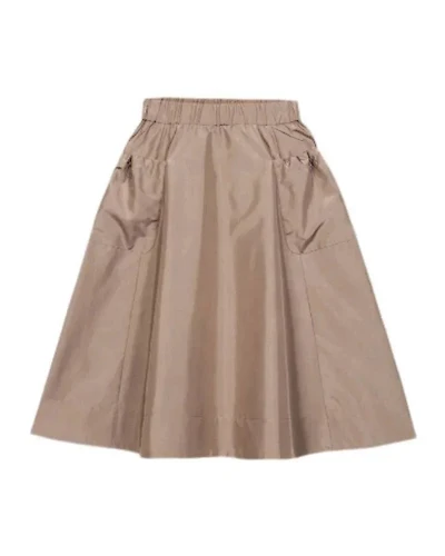 Luisa Cerano Glazed Taffeta Skirt