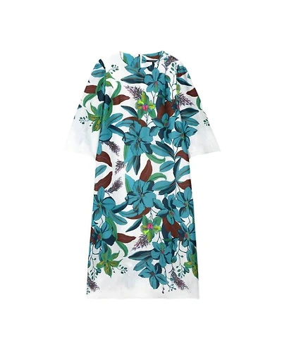 Luisa Cerano Hawaiian Floral Dress