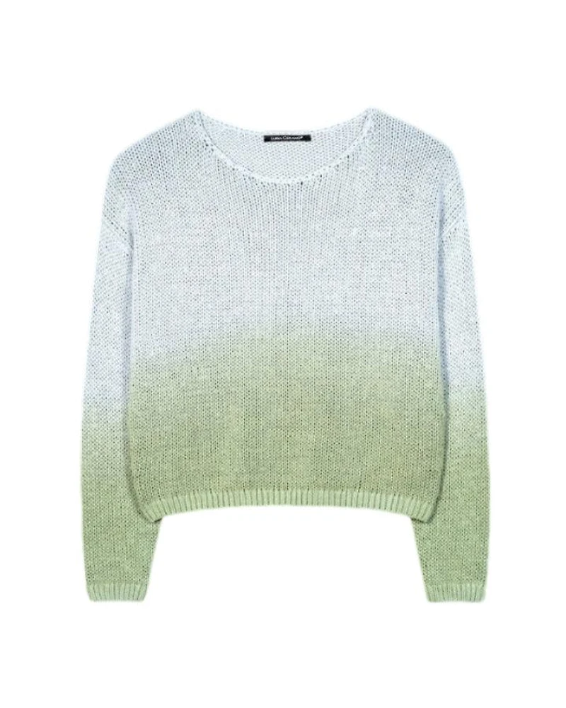 Luisa Cerano Linen Blend Ombre Sweater