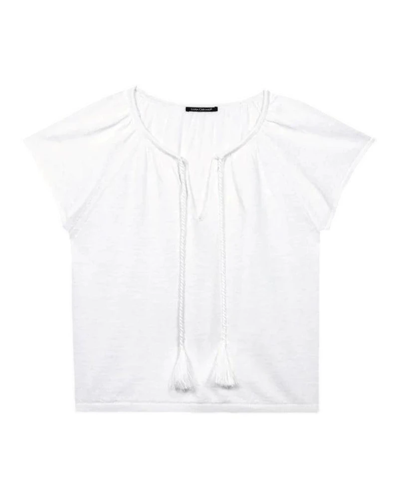 Luisa Cerano Linen Tunic Sweater