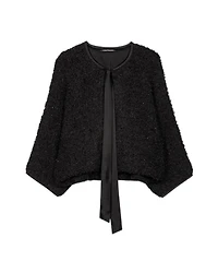 Luisa Cerano Fringe Tweed Cardigan