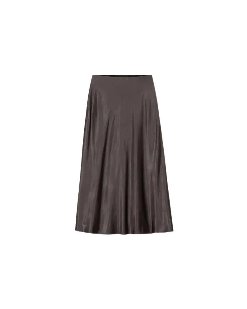 Luisa Cerano Satin Midi Skirt