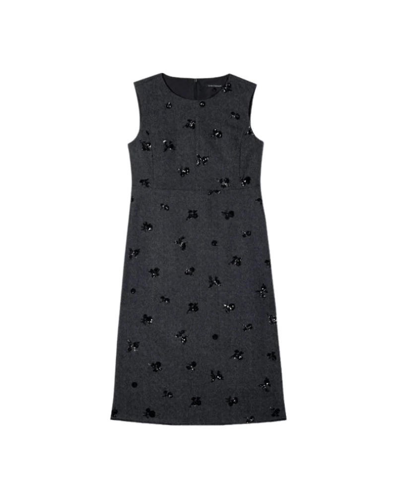 Luisa Cerano Sequin Denim Dress