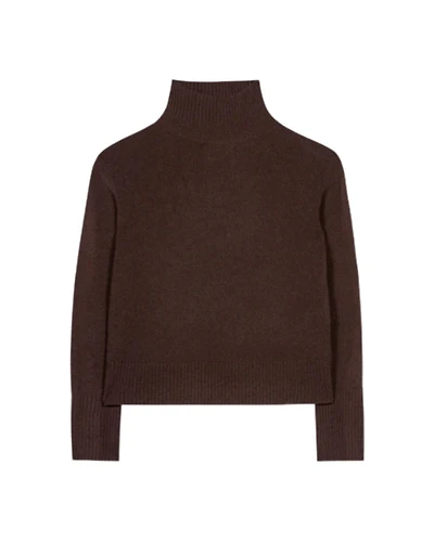 Luisa Cerano Short Length Cashmere Turtleneck