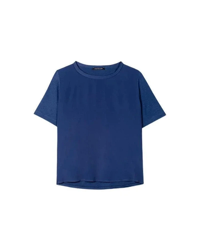 Luisa Cerano Silk Front Tee