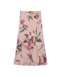Luisa Cerano Floral Print Maxi Skirt