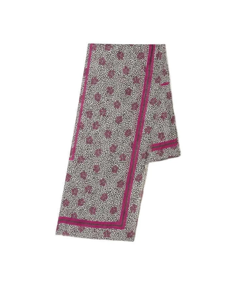 Luisa Cerano Spotted Floral Scarf