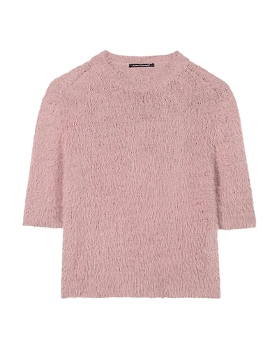 Luisa Cerano Half Sleeve Hairy Sweater