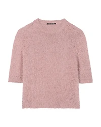 Luisa Cerano Half Sleeve Hairy Sweater