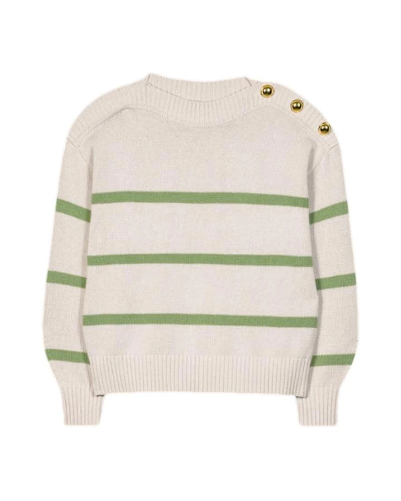 Luisa Cerano Sweater With Stripes