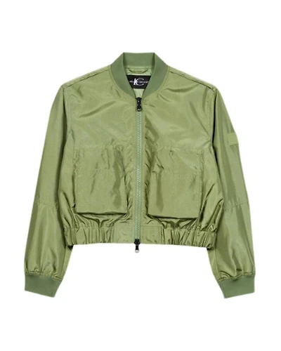 Luisa Cerano Taffeta Bomber Jacket