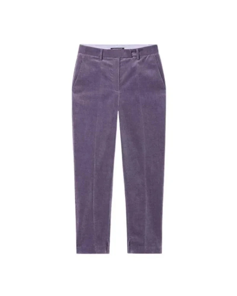 Luisa Cerano Tapered Cropped Velvet Pant