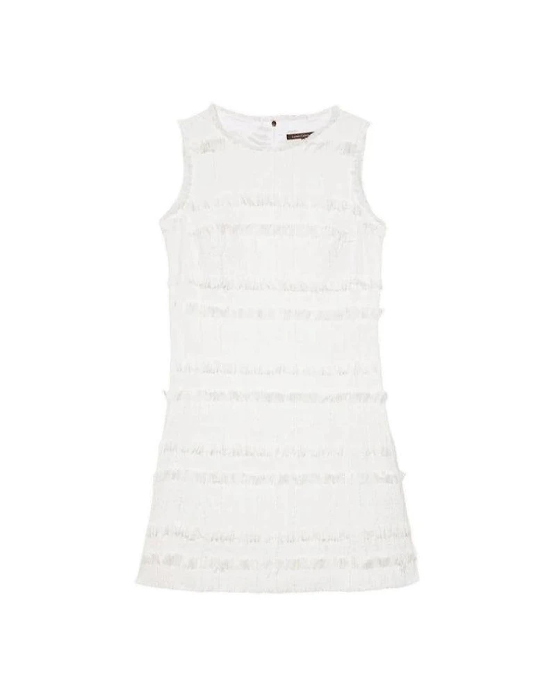 Luisa Cerano Tweed Shift Dress