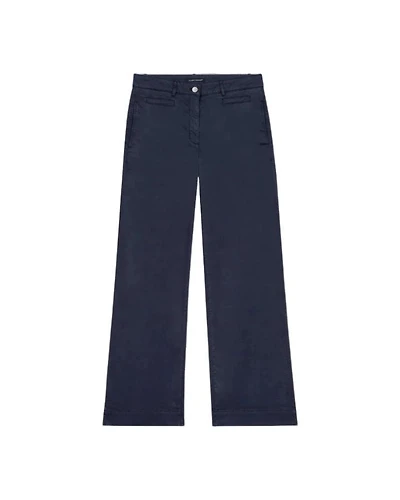 Luisa Cerano Wide Leg Chino Denim Pants