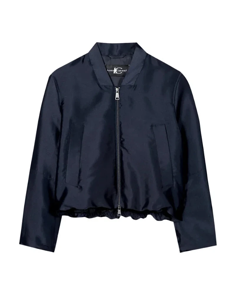 Luisa Cerano Taffeta Bomber Jacket