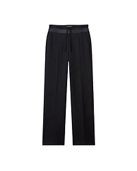 Luisa Cerano Straight Leg Dress Pant With Drawstring