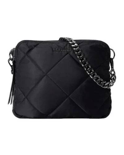 MZ Wallace Black Madison Crossby II Bag