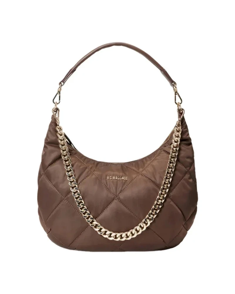 MZ Wallace Walnut Madison Shoulder Bag II
