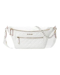 MZ Wallace Crosby Sling Bag Pearl