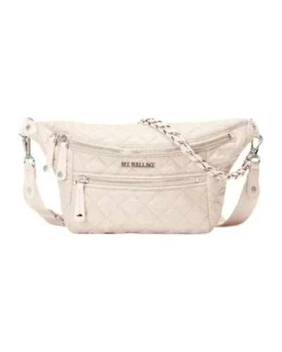 MZ Wallace Crosby Sling Bag Small Mushroom