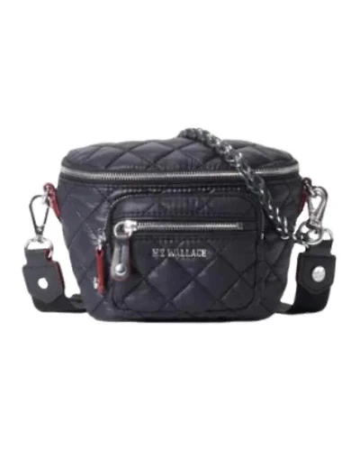 MZ Wallace Micro Crosby Sling Bag Black