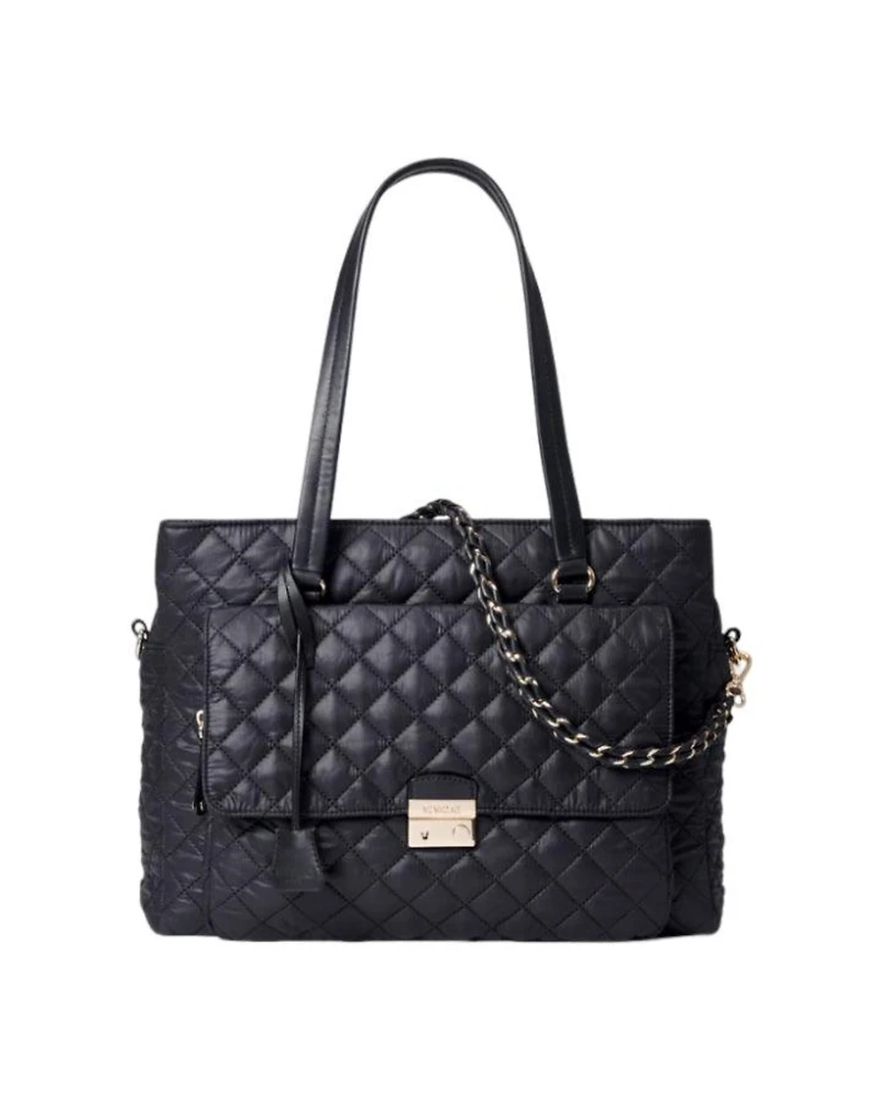 MZ Wallace Black Crosby Lock Tote