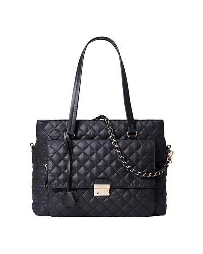 MZ Wallace Black Crosby Lock Tote