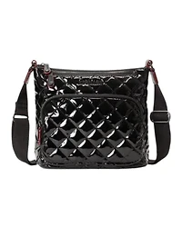 MZ Wallace Black Lacquer Metro Scout Deluxe Bag