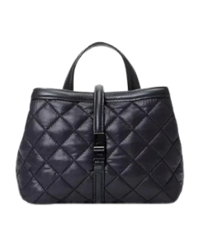 MZ Wallace Black Mini Astor Top Handle Bag
