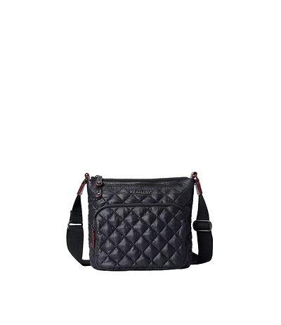 MZ Wallace Black Metro Scout Crossbody Deluxe Bag