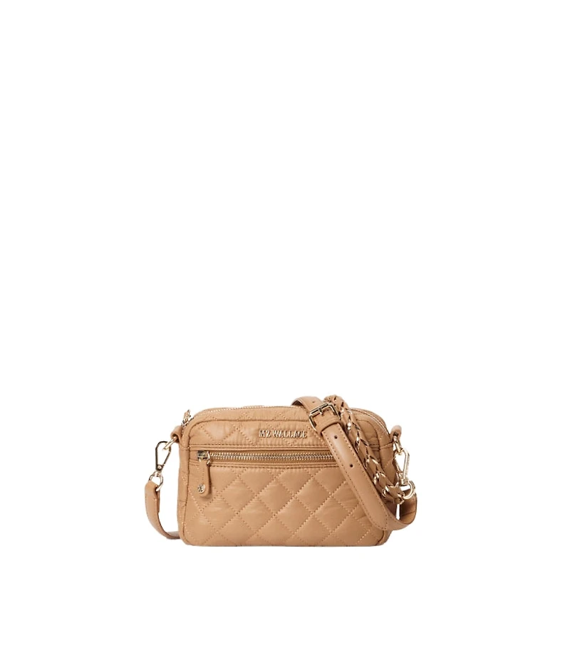 MZ Wallace Caramel Mini Crosby Bag